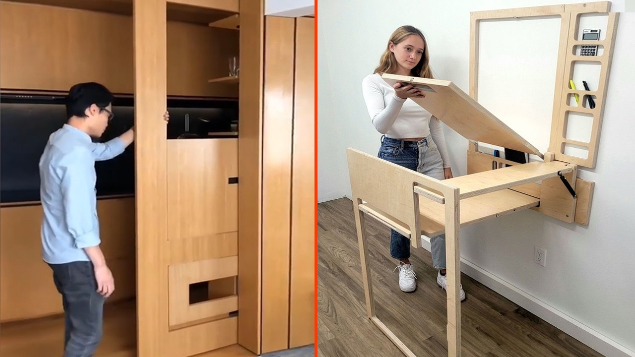 Space Saving Furniture Hacks for Small Apartments  Smart Home Solutions ▶ 2