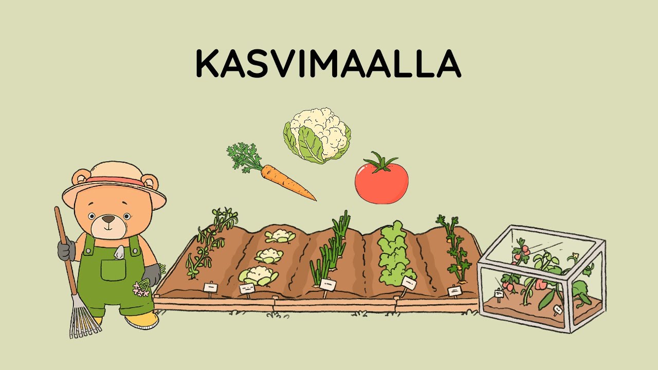 Kielinuppu - Kasvimaalla
