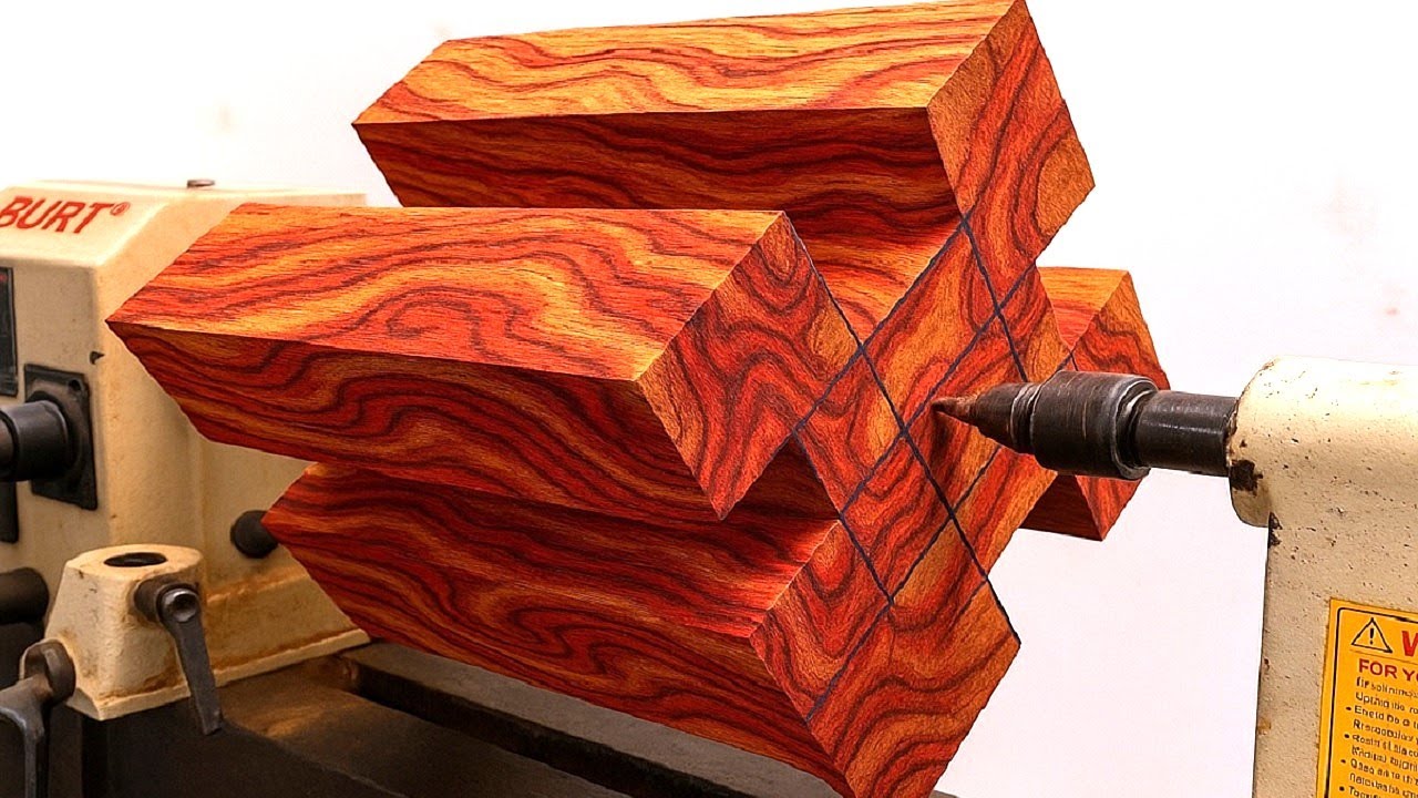 Beautiful Woodturning Art - The World's Amazing Geometric Masterpieces And Tests High Precision