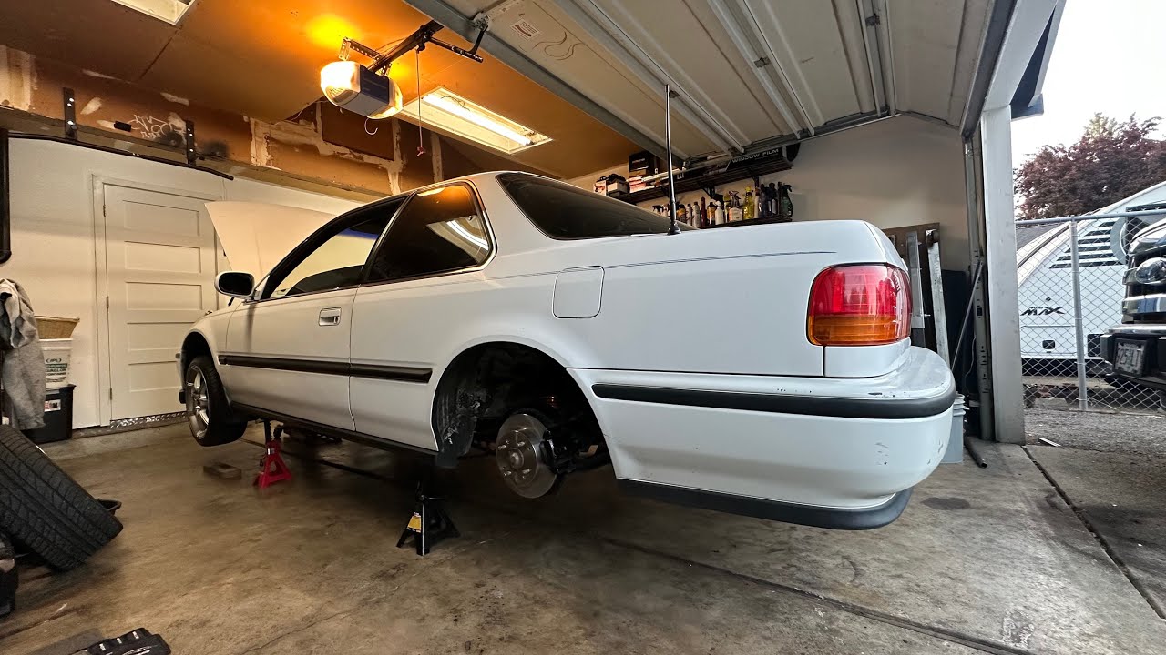 Conveting My 1992 Honda Accord Lx Rear Drum Brakes To Disk Brakes - *How To* - CB7