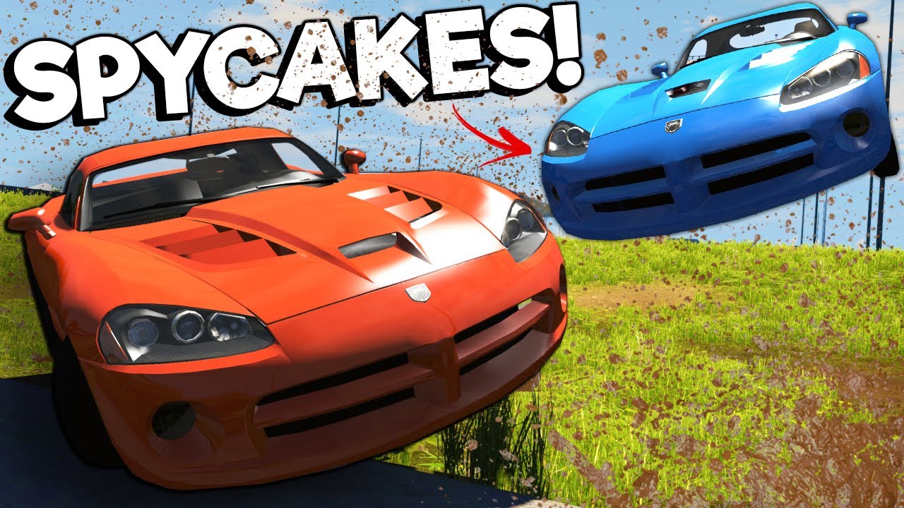Spycakes & I Took Drag Racing Vipers Mudding?! - BeamNG Multiplayer Mod
