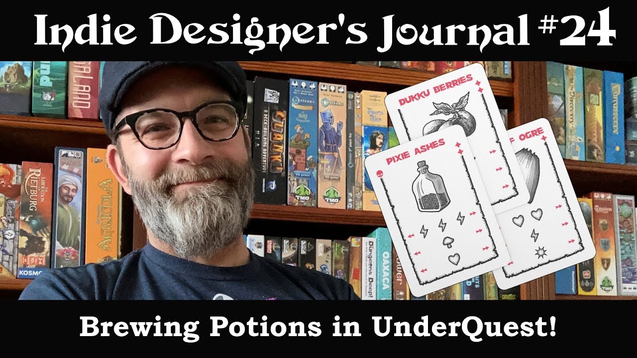Indie Designer's Journal #24 Brewing Potions in UnderQuest!