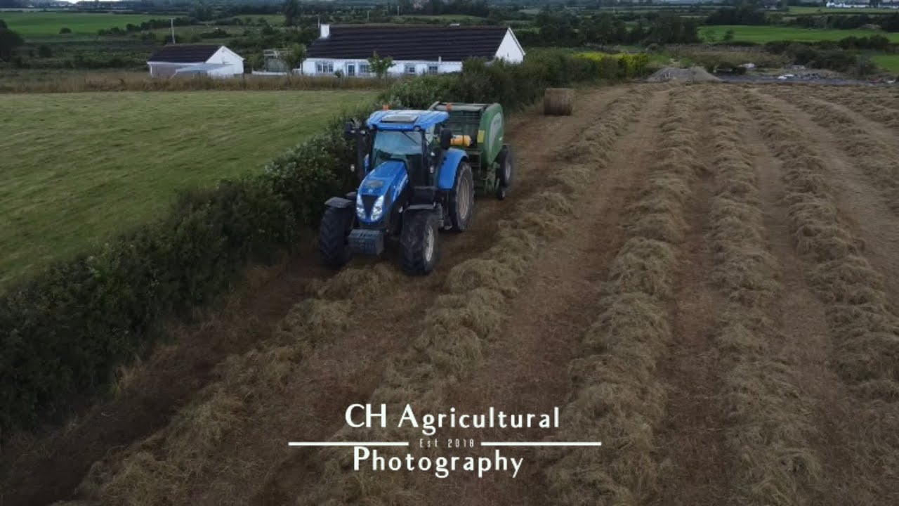 Baling and wrapping silage 2024 with Ballyalton Agri Services