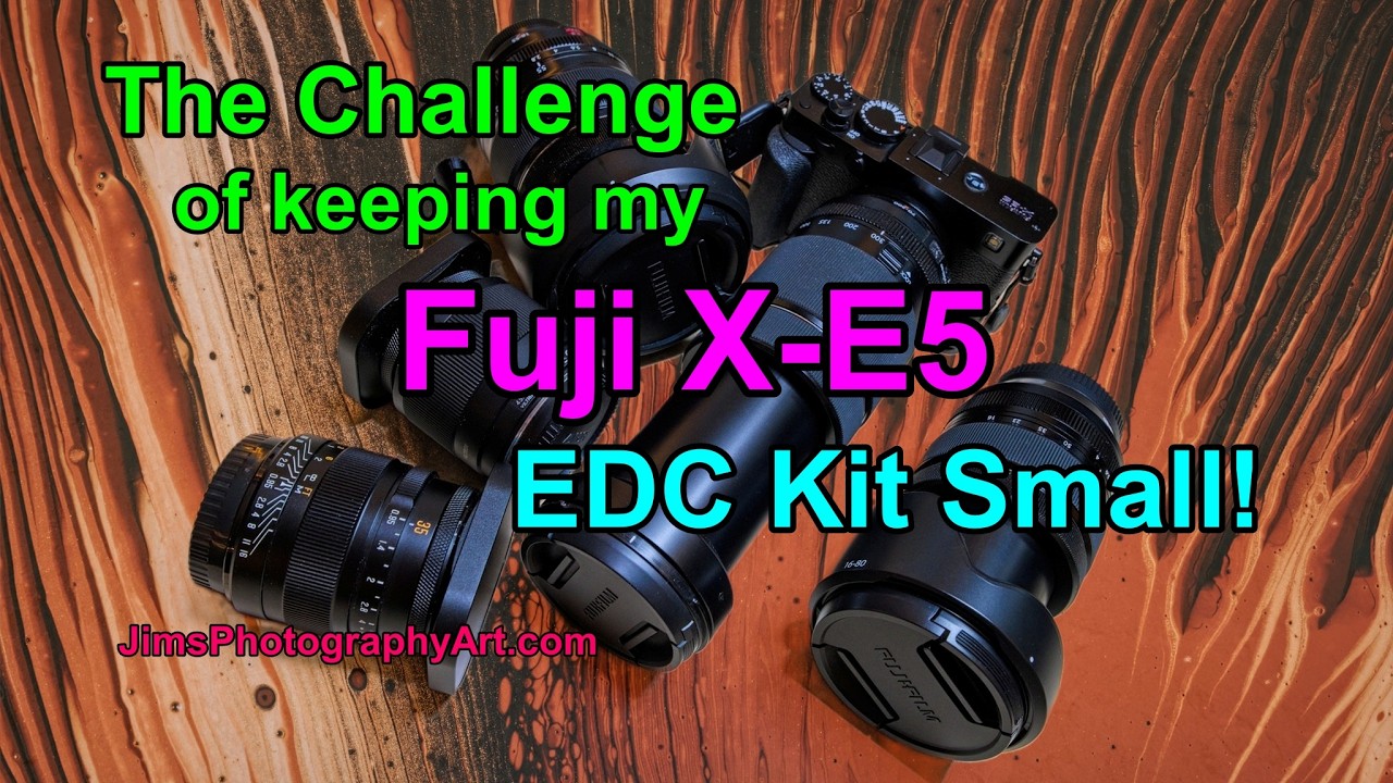 Задача сохранения компактности моего повседневного комплекта Fuji X-E5