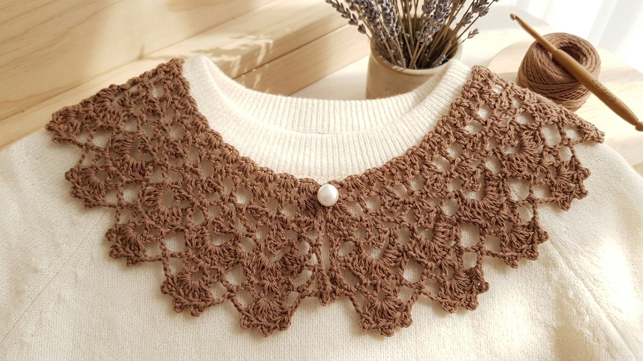 #212 Crochet collar[Eng]
