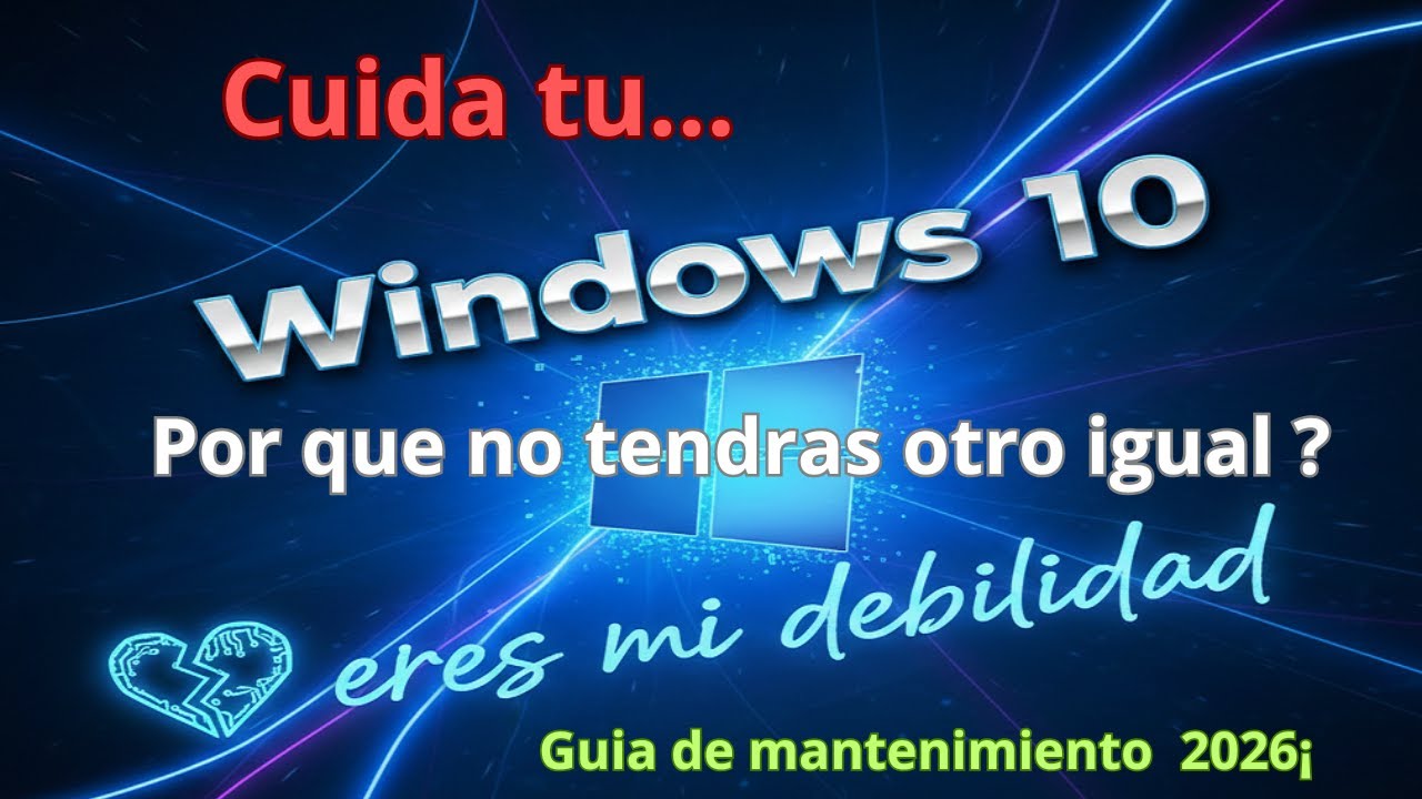 : Cómo Optimizar y Limpiar Windows 10 al Máximo (Sin Programas) 2026