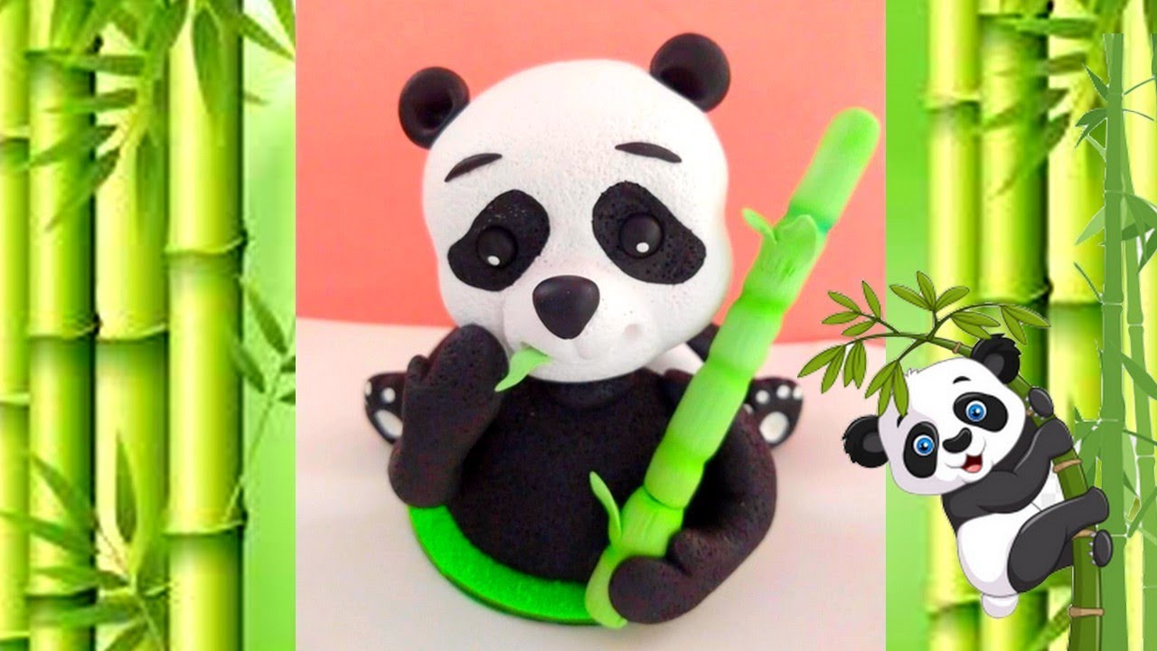 Aula de Biscuit Completa- Panda porta-celular