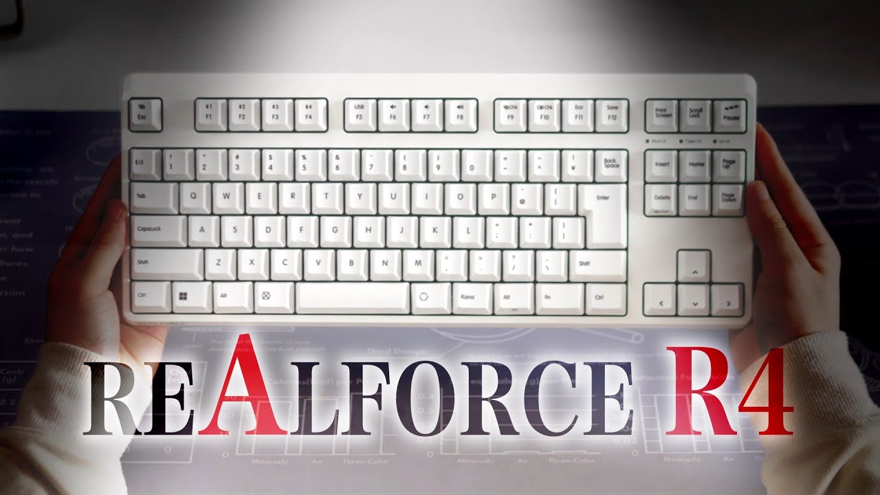 【REALFORCE】何が変わった？静電容量無接点方式の最新キーボード！東プレ リアルフォースR4を紹介します。REALFORCE R4