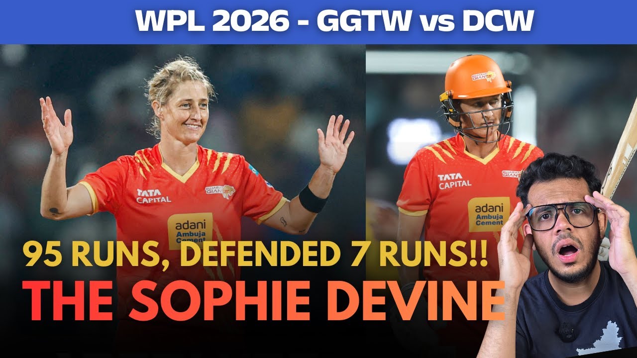 Last Over Drama | GGTW vs DCW: WPL2026 | Sophie Devin defended 7 runs!! | @GaneshKaranthCricTalks