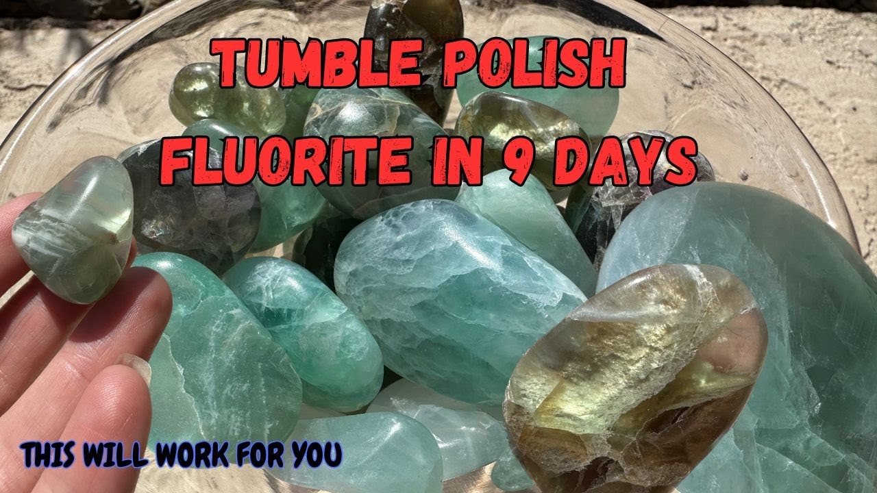 HOW TO Polish Fluorite in a tumbler