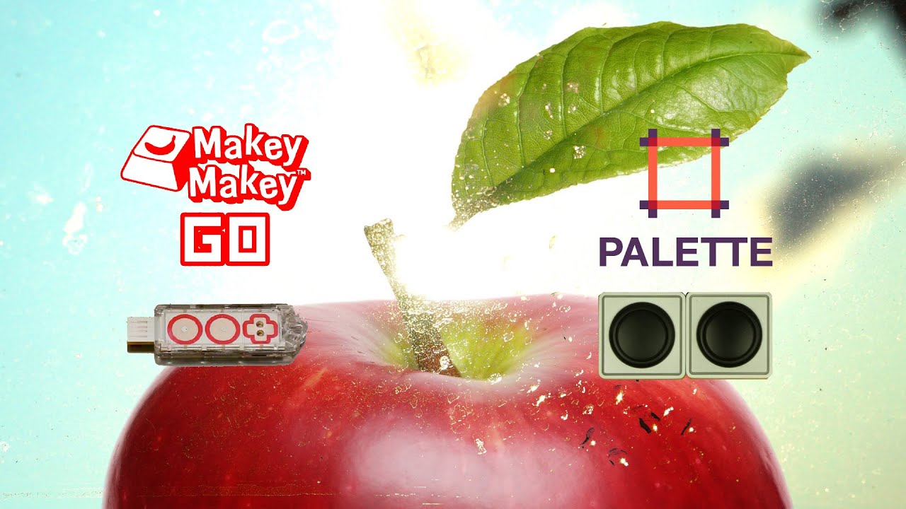 Ghetto beats using an apple - Makey Makey GO & Palette Gear [Apple Music? Ugh!?]