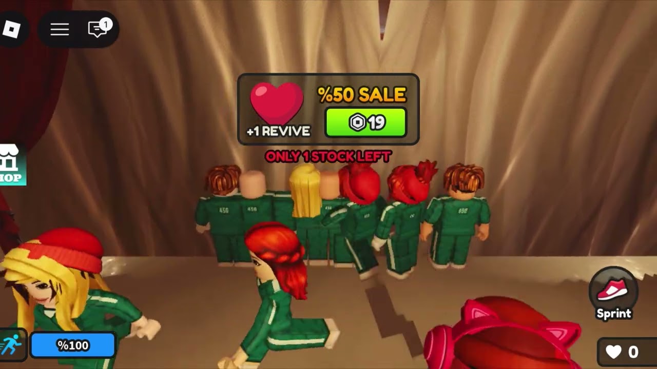 لعبت لعبة الحبار بس دائما ‏أخسر￼ وهل بفوز بالنهاية المقطع أو لا في Roblox 💃🏻😰😅⁉️