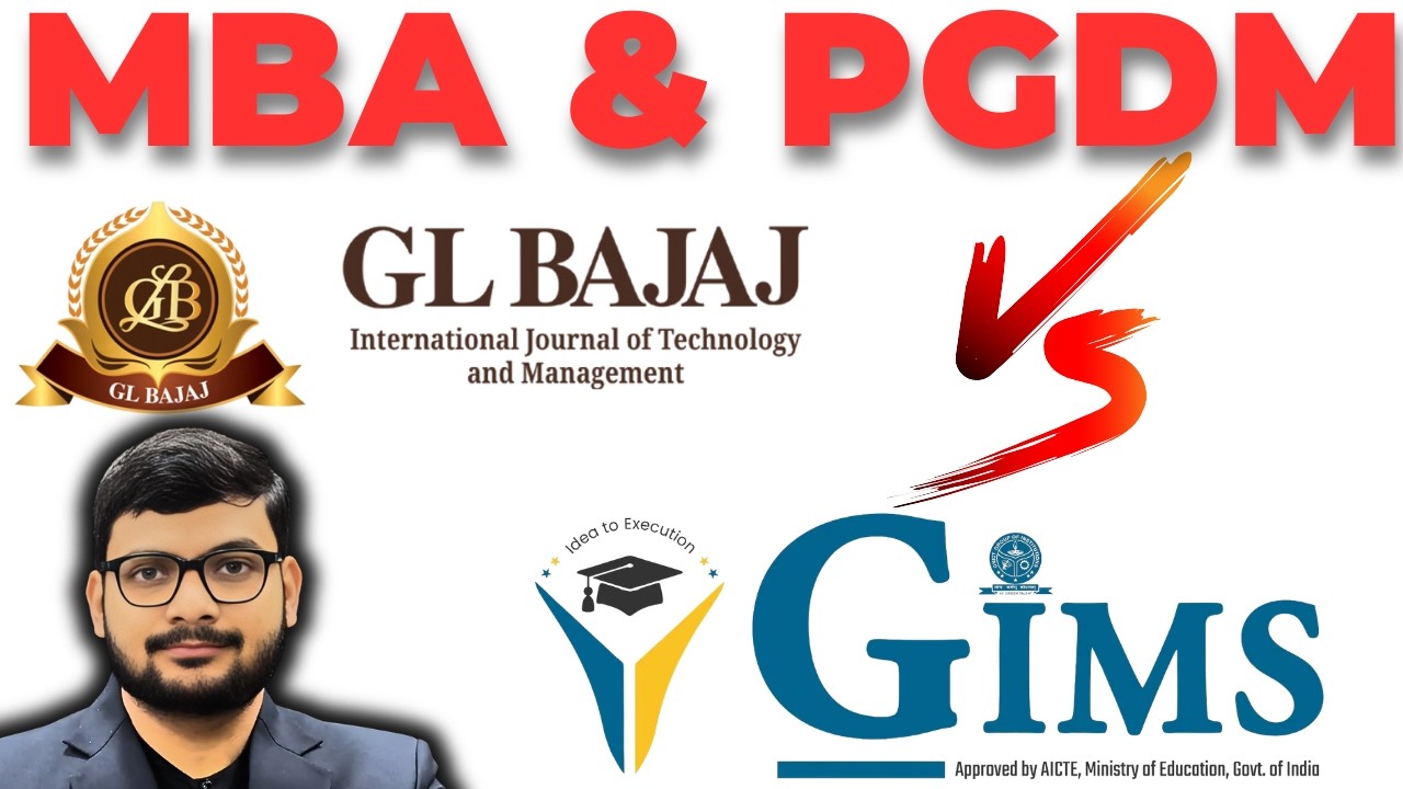 GNIOT vs GL Bajaj Institute  MBA & PGDM Comparison  Fees, Placements, ROI