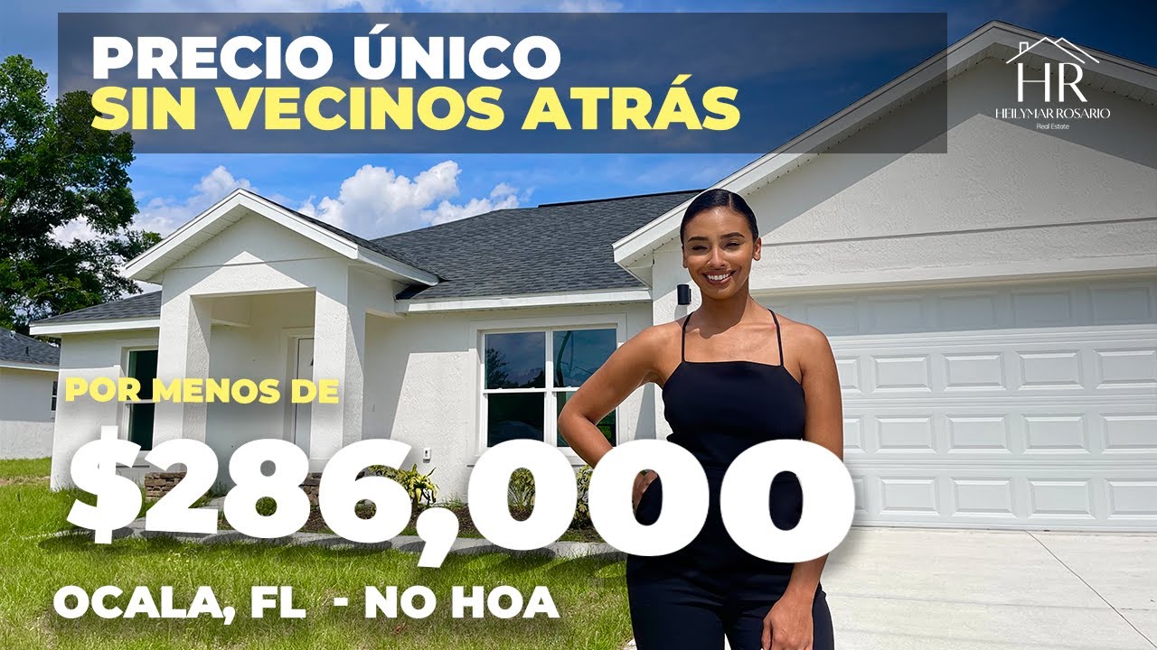 🤯 MENOS DE $9,080 para DOWN PAYMENT | $0 HOA Y SIN VECINOS ATRÁS | LA MEJOR OPORTUNIDAD EN OCALA, FL