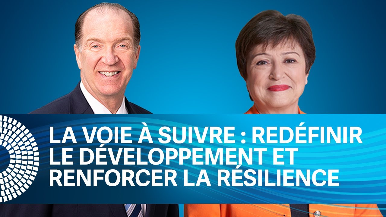 La voie à suivre : Redéfinir le développement et renforcer la résilience | Réunions de printemps