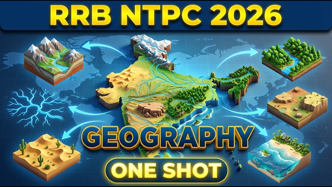 Railway Geography GK One Shot | NTPC 2026 Complete Revision