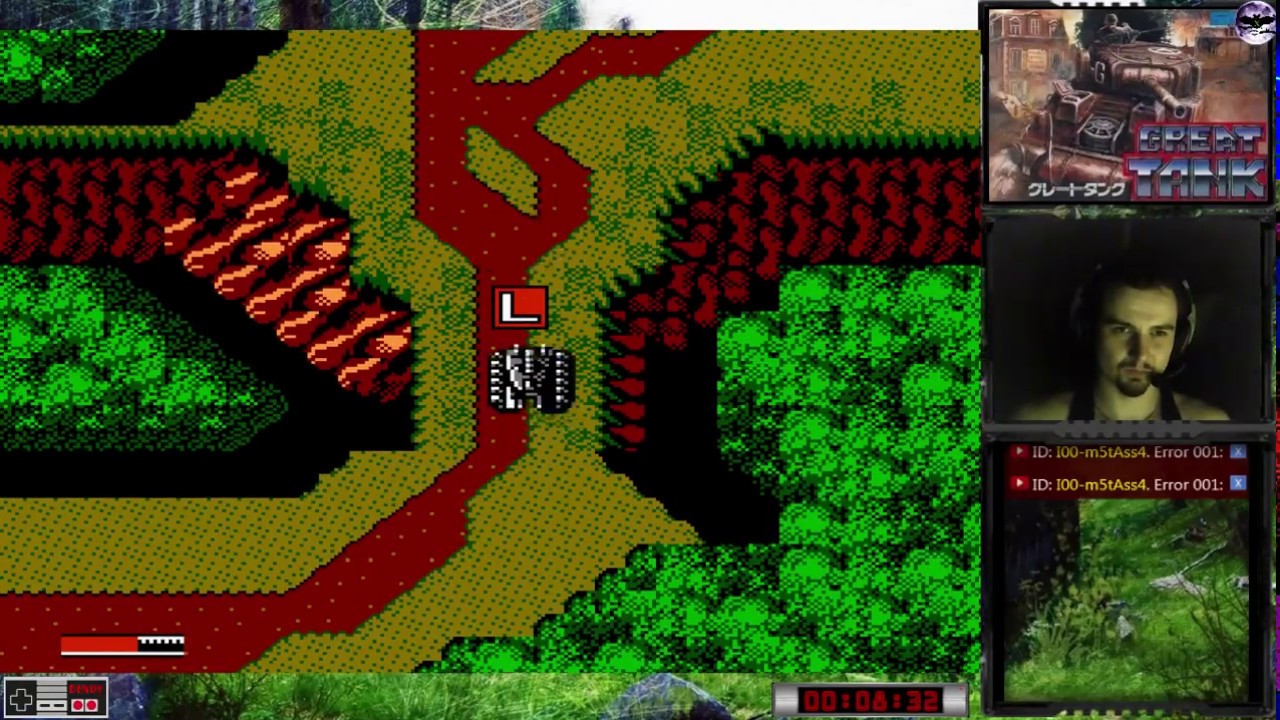 Great Tank | Iron Tank прохождение 100% | Игра на (Dendy, Nes, Famicom, 8 bit). Cтрим HD [RUS]