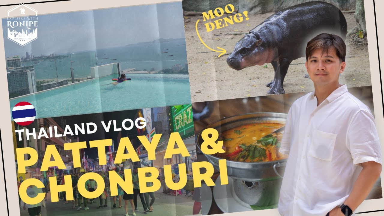 Bangkok Side Trip: Pattaya and Chonburi, Thailand Travel Vlog | Explore with Ronipe