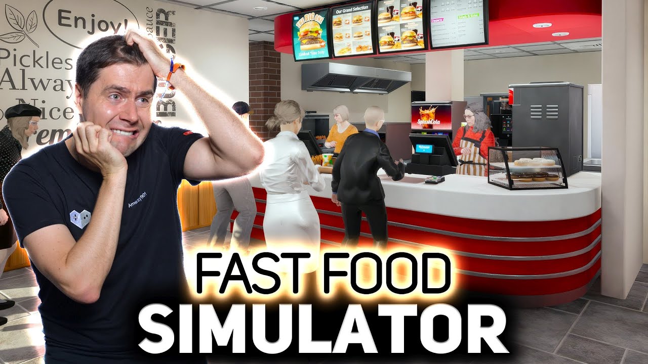 Жарим котлетки с девочками 🍔 Fast Food Simulator: Prologue [PC 2024]