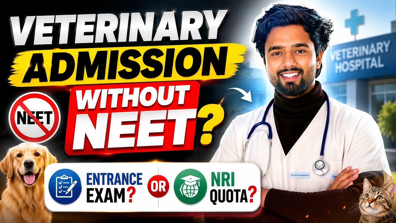 Veterinary admission without Neet 2026 | BVSc without Neet | BVSc admission 2026