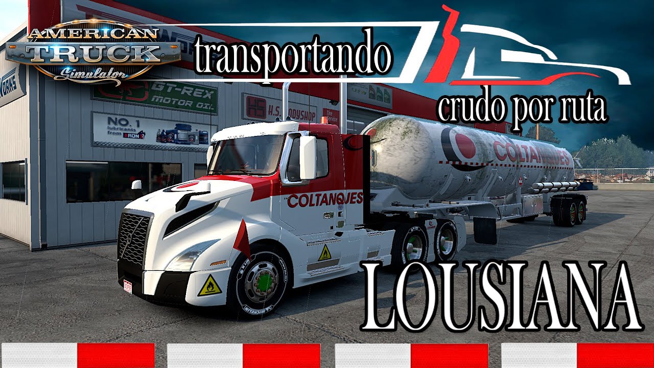 American Truck explorando DLC LOUSIANA
