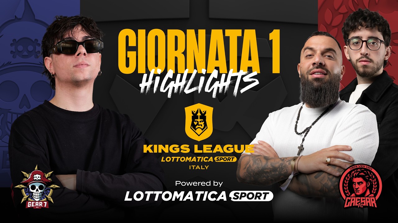 GEAR 7 FC vs FC CAESARS | Highlights | Round 01 | Split 2 | Kings League Lottomaticasport.it
