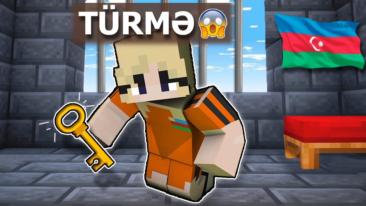 😲MİNECRAFT, Amma məni 🚔T&Uuml;RMƏYƏ HƏPS ETDİLƏR !