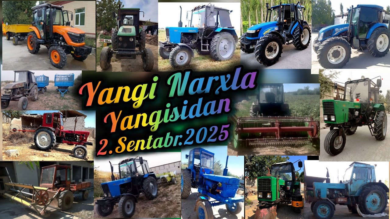 Yangi Narxila 2.Setyabr.2025 Belarus Mtz Ttz Jatka T28 Mini Tractor Chimgan New Holland T-16.
