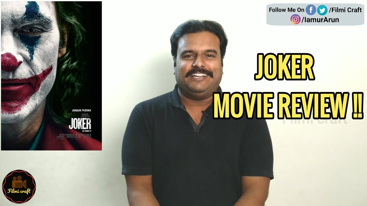 Joker (2019) Movie Review in Tamil by Filmi craft Arun | Joaquin Phoenix | Todd Phillips