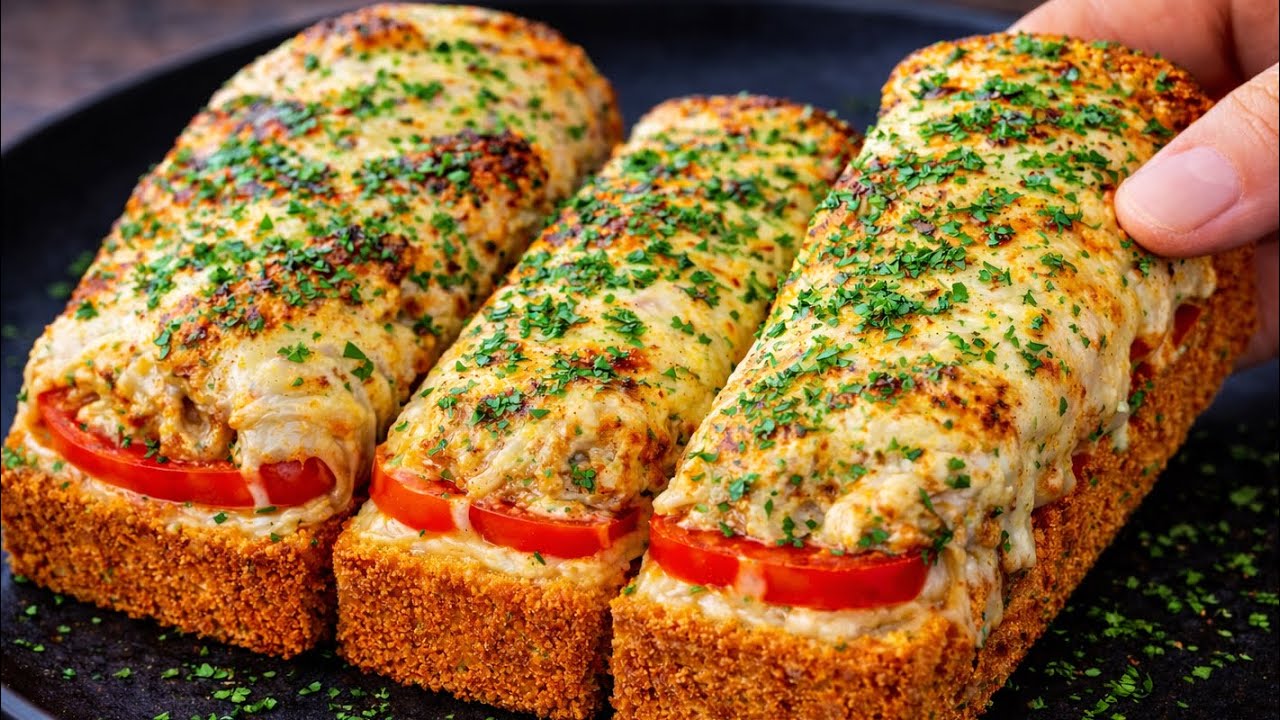 Everyone is asking for the recipe! Oven toast with egg in 10 minutes.