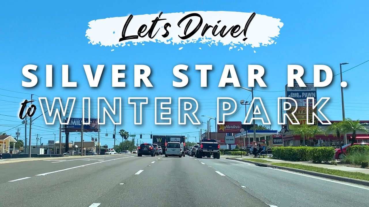 Chill Drive from SILVER STAR RD. to Winter Park - Driving Central Florida