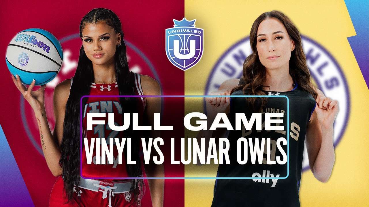 VINYL vs. LUNAR OWLS | Live Game | Unrivaled Basketball