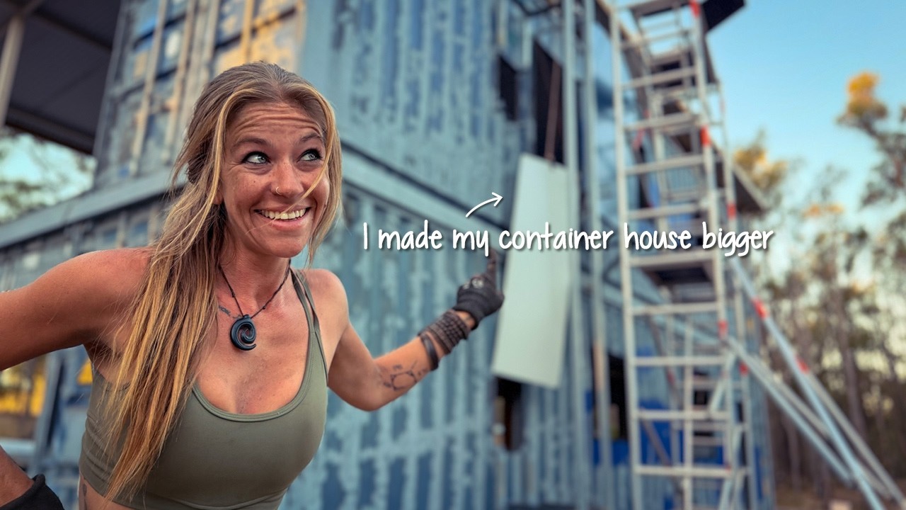 I fabricated my own built out dumbwaiter and wardrobe on my container house!