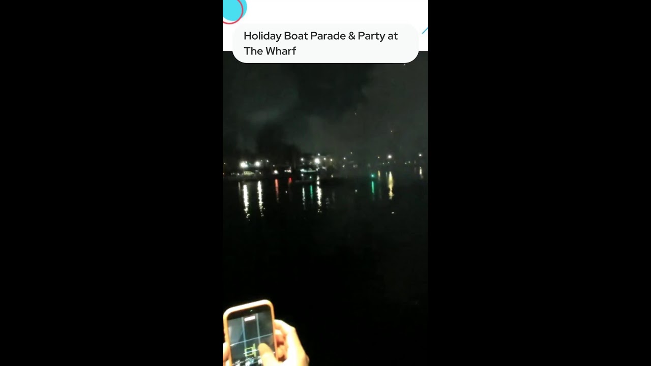 🛥️ The Wharf’s 2025 Holiday Boat Parade 🎄✨ 📱