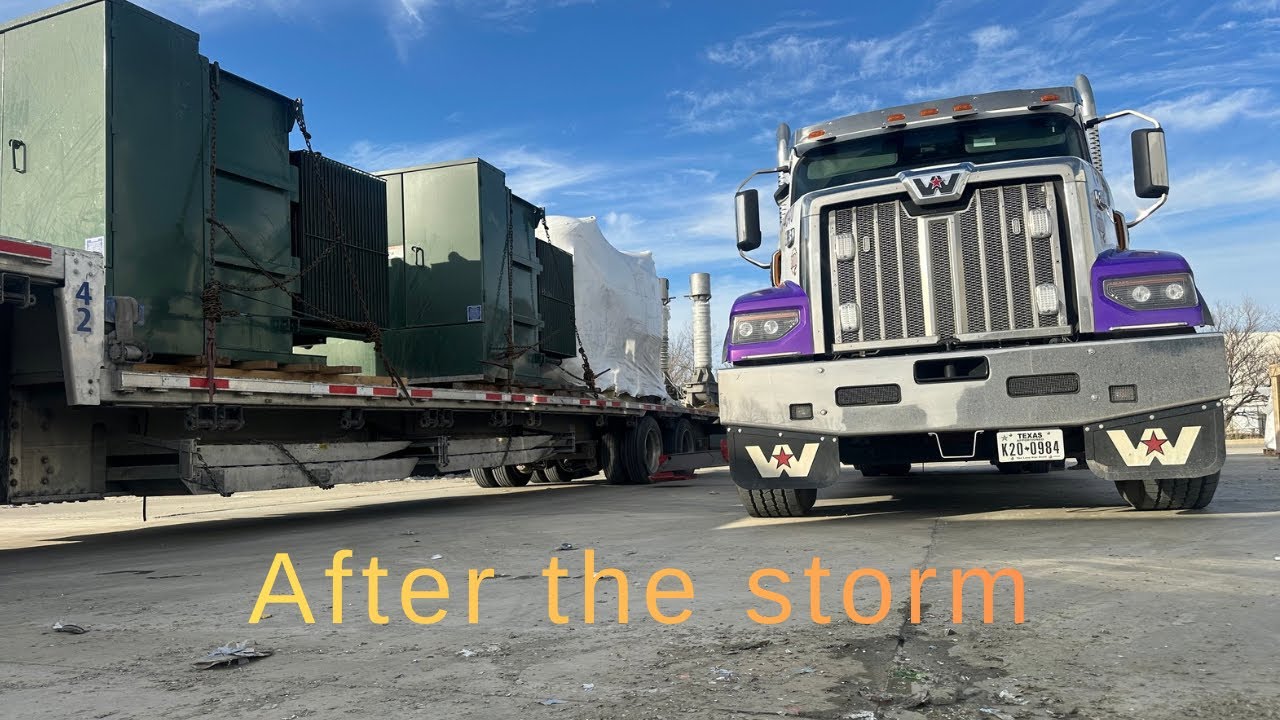 CDL A STEPDECK | BELOW FREEZING ROADS