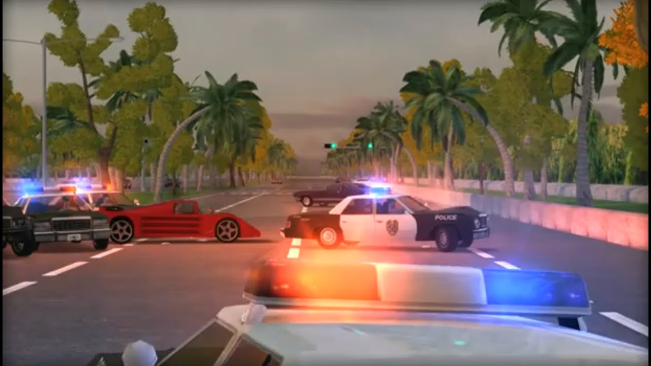 High-speed police chase in Miami - Part 3