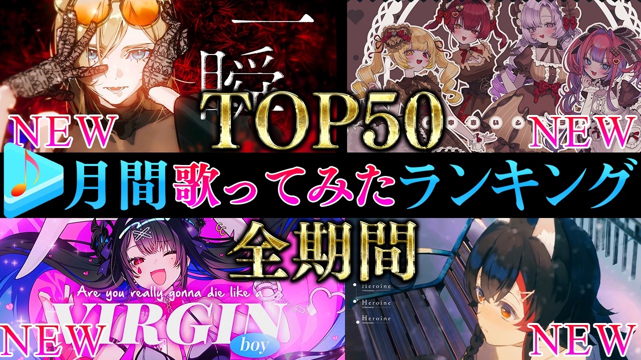 【ALLTIME全期間/月間TOP50】2月ホロライブ歌ってみた月間ランキング 50 most viewed cover song this MONTH【2026年2月】【hololive】