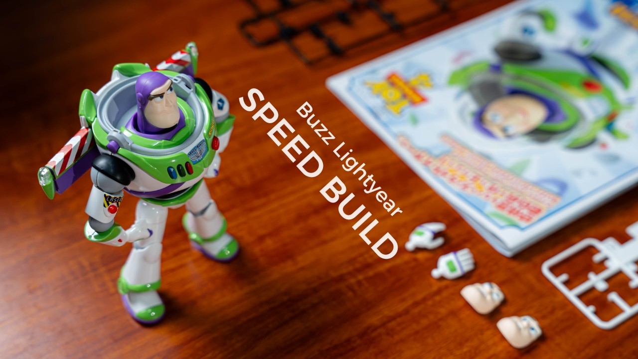Speed build model kit Toy Story Buzz Lightyear | ASMR | 4k | Otaku Kit Corner