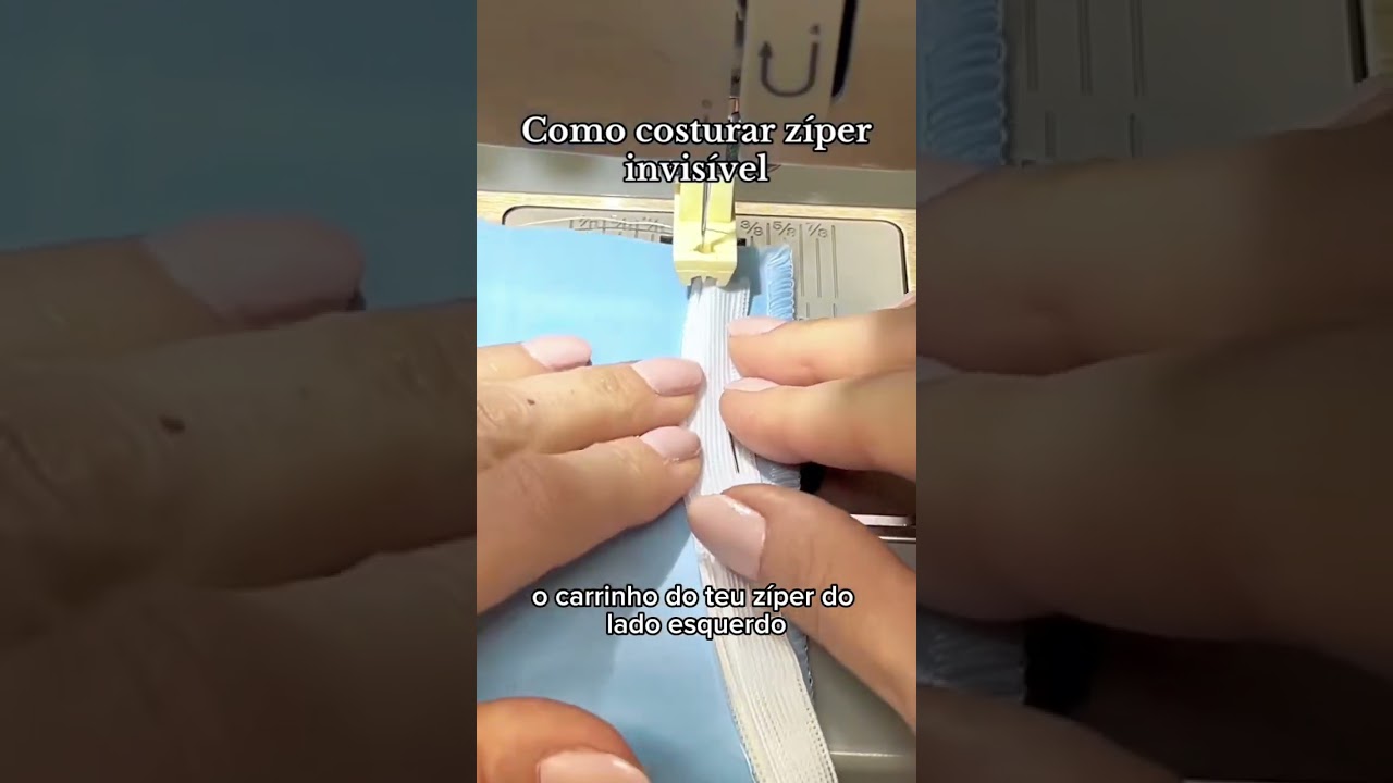 COMO COSTURAR Z&Iacute;PER INVIS&Iacute;VEL!!