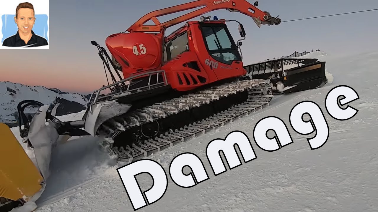 Je monte dans une dameuse aux GETS !!!