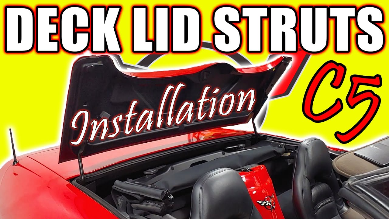 GET OUT OF THE TRUNK! Corvette Convertible Lid Support Replacement Made Easy 1997-2004