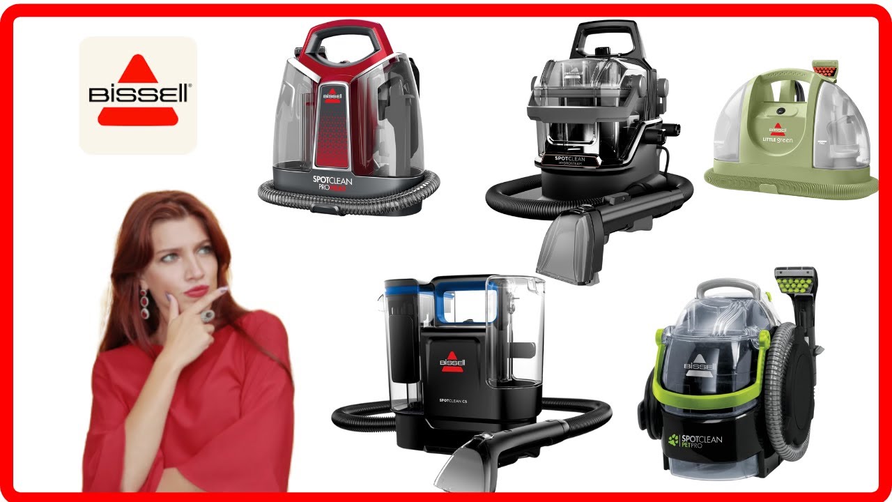 Bissell SpotClean HydroSteam Comparativa Aspiradoras quitamanchas tapicerías [PET C5 LITTLE GREEN]