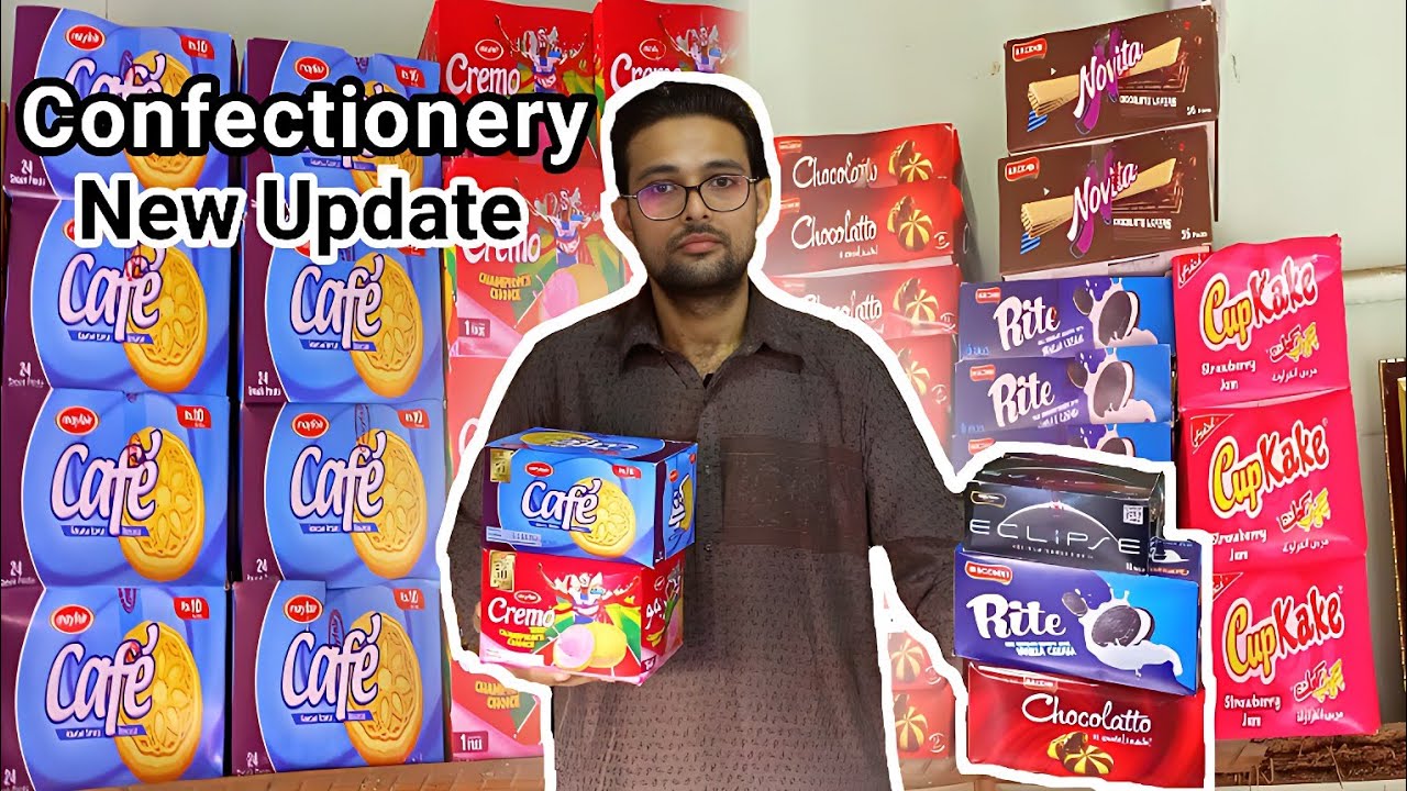 Confectionery wholesale market in Karachi | Confectionery shop | China stick snacks | Cremo biscuits