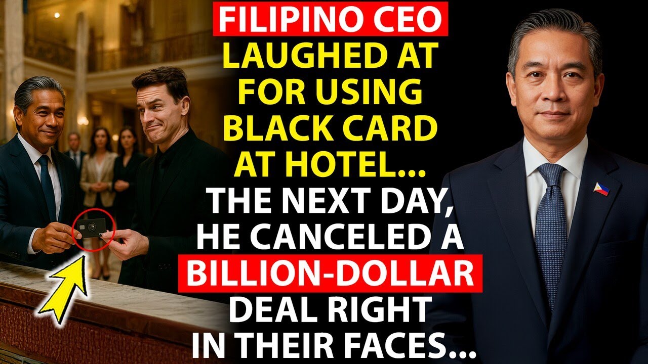 Filipino CEO Laughed At For Using Black Card at Hote. The Next Day, He Canceled a Billion Dollar...