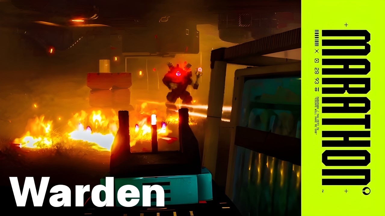Marathon - Scorch Warden Boss Fight (4K 60FPS)
