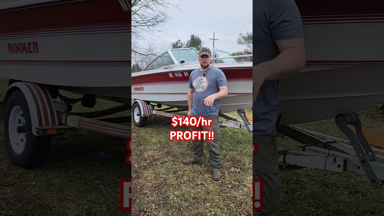 $140/hr scrapping a junk boat!