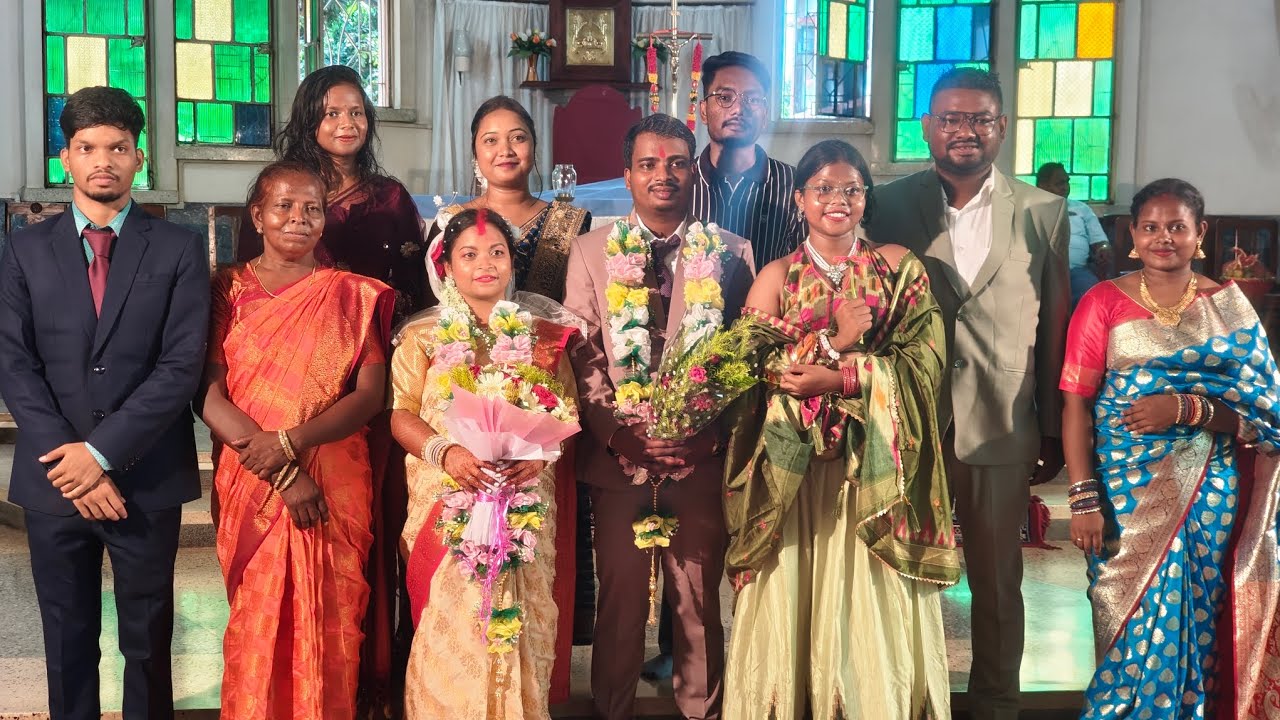 Usha Dii ka Shaddi Vlog 🎉ll SONOT BAPLA 🤍 ll Usha dii Weds Abhay jiju 🥳 #santhali #munda #christian 