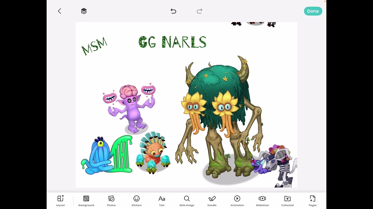 GG Narls msm fan song