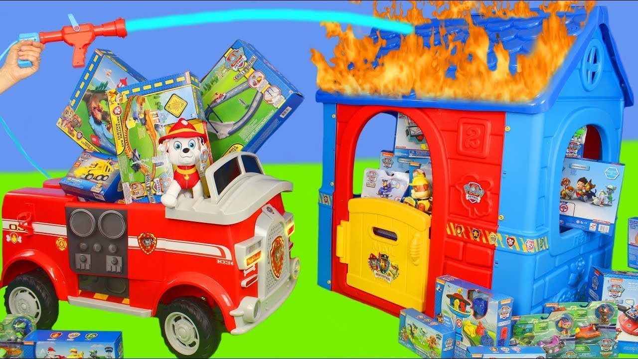 Psi Patrol zabawki - Chase, cięzar&oacute;wka, strażak Marshall | Paw Patrol Toys