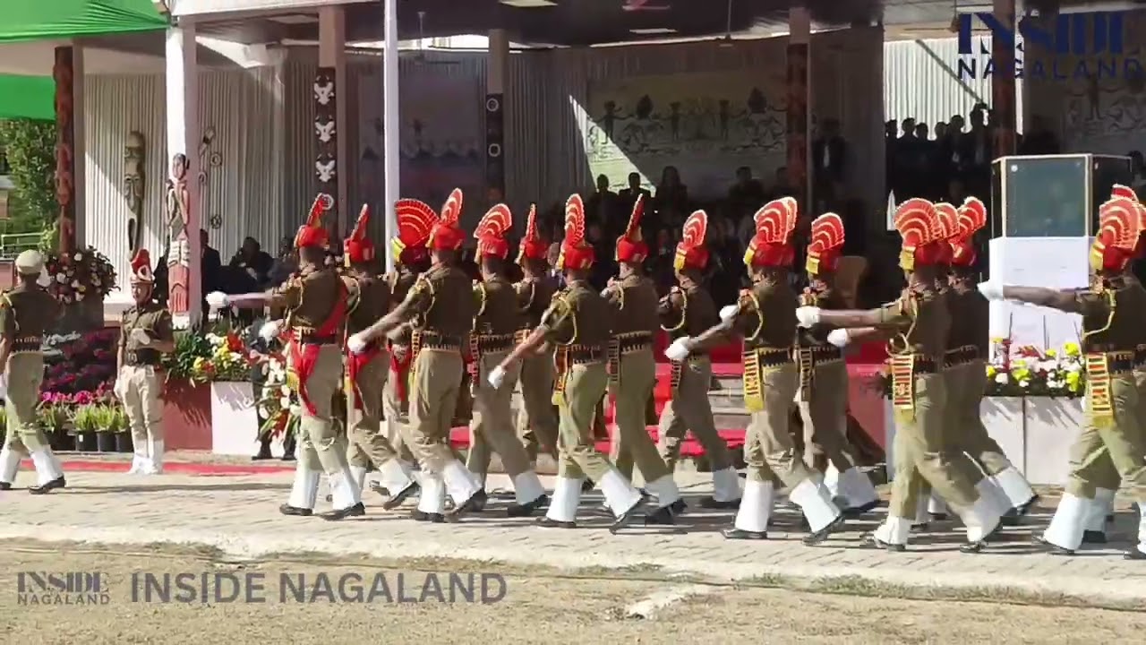 Republic Day 2026 Kohima March Past by Assam Rifles, CAPFs, Nagaland Police & NCC